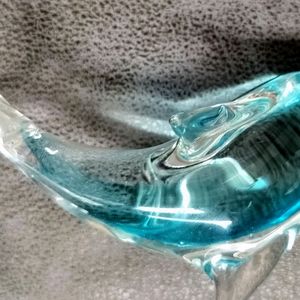 Blue Colour Glass Dolfin