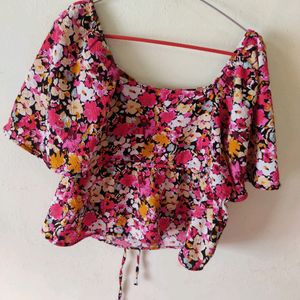 New Without Tag Floral Top