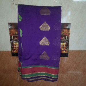 Daily Wear Cotton Saree Without Blouse