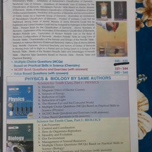 Class 10 Chemistry Book