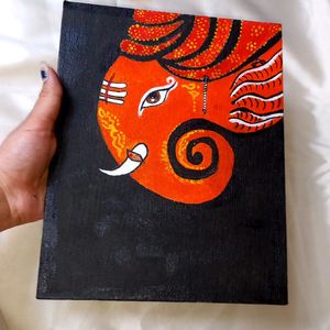 ganesha canvas painting 🙌