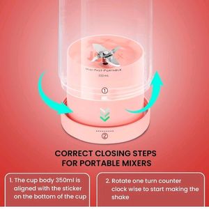 Portable Mini Juicer Blender With USB Charging