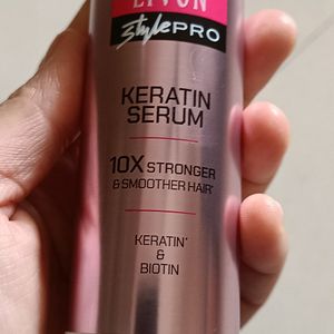 Livon Keratin Hair Serum Style Pro.