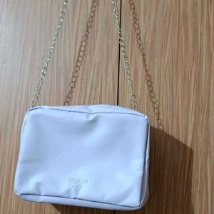 Lavender Bag With Chain Sling