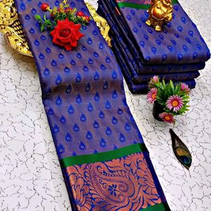 Combo Banarasi Silk Sarees.