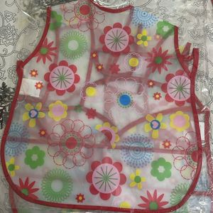 Baby Bibs Big Size Peva Material Dirt Proof X2