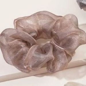 Organza Plain Scrunchies (Large Size)