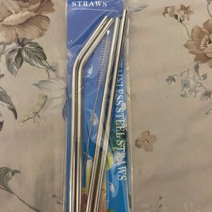 FORKLS Stainless Steel Straws Ultra Long Reusable