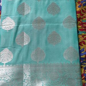 Banarsi Silk Saree With Blouse