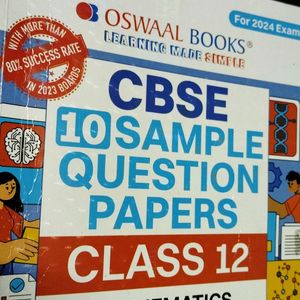 10 Sample Papers With Solution Class 12 CBSE Board