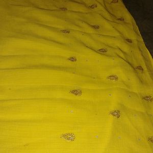 Yellow Saree With