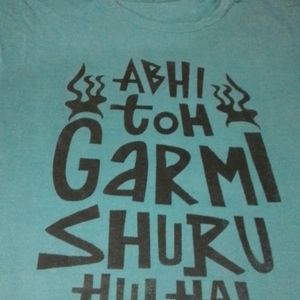 Abhi Toh Garmi Shuru Hui Hai Printed T-shirt