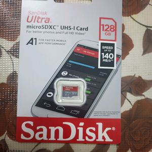 SanDisk Memory Card Ultra 128Gb New💯Sealed Pack