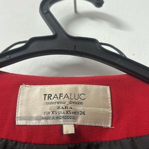 Trafaluc by Zara Red Blazer