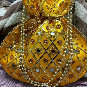 Potli Bag Golden