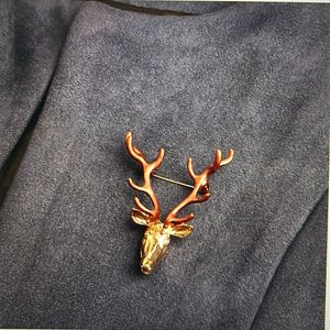 Deer Brooch