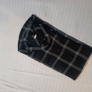 Black Check Shirt