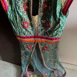 choli duppata and lehenga