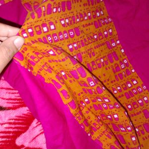 Pink Orange Kurti