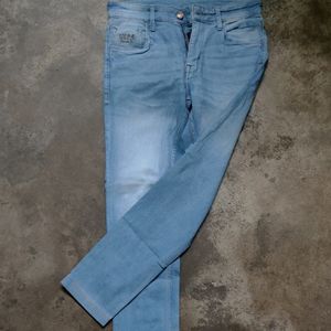 USPA LIGHT BLUE SLIM FIT DENIM (TAILORED)