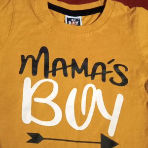 Mama's Boy T-shirt For Babies