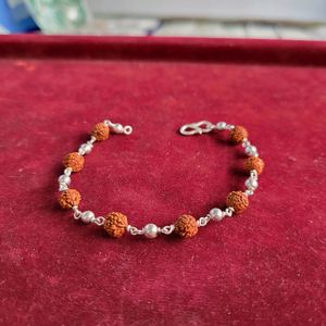 Silver Rudraksha Bracelet