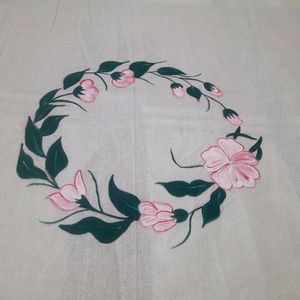 Hand Painted Bedsheet .