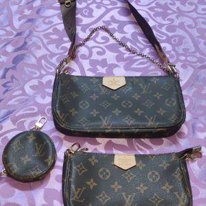 Brand New Louis Vuitton Multi Pouchtte Sling Bag..