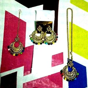 IT IS WOMEN'S NEW GOLD JEWELLRY SET.....