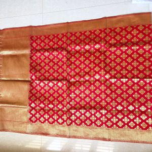 Red Banarasi Dupatta