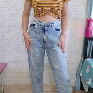 Branded Chemistry Jeans Mom Fit High Waisted