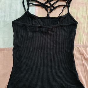 Fitted Top With Intricate Neck