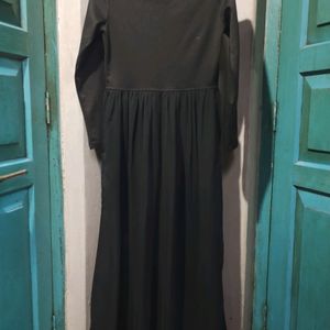 Front Slit Open Maxi Dress