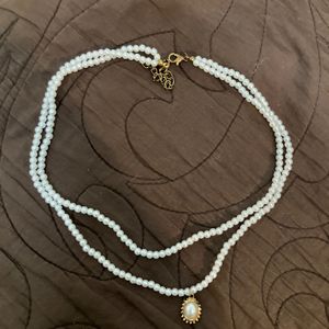 Double Layered Pearl Necklace