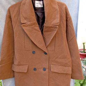 Brown Winter Double Breasted Coat/blazer