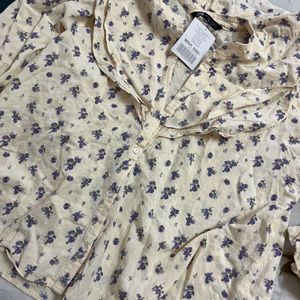 zara top cotton