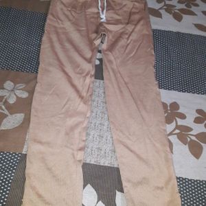 Nude Trouser Winter Pocket With Buttons