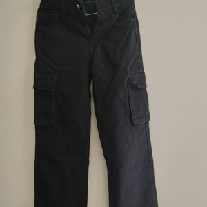 Black Cargo Jeans For Women