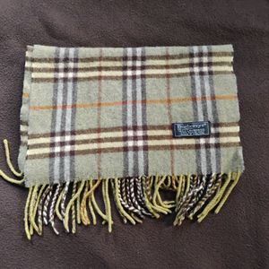 Imported Vintage Burberry London Cashmere Scarf