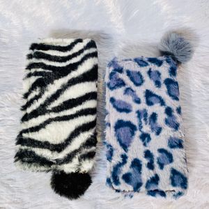 Fur Hand Wallets Combo Set