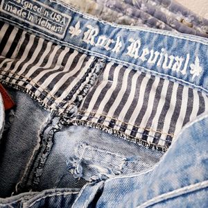 RR Rock Revival 32 Waist Bottom Jeans