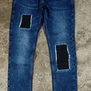 Slim Fit Stretchable Jeans with Insert Pockets