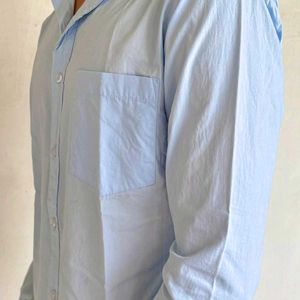 Dennis Lingo Light Blue Shirt 38 inch S Size