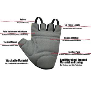 Kobo WTG-28-XL Weight Lifting Gym Gloves