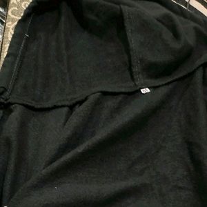 Black Zipper Hoodie