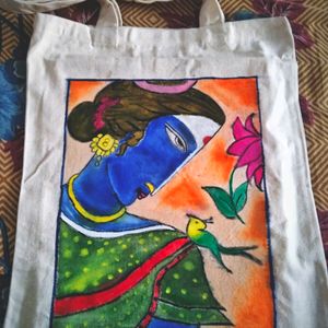 Hand Painted Tote Bag