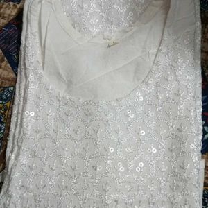 White Kurti