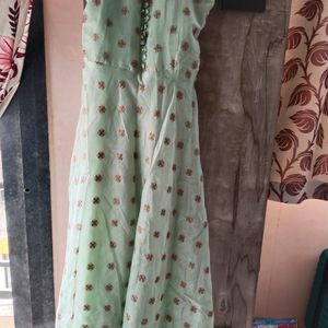Party Wear Gown With Heavy Dupatta