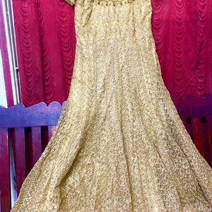 Royal Gorgeous Gold Ethnic Gown😍❤️