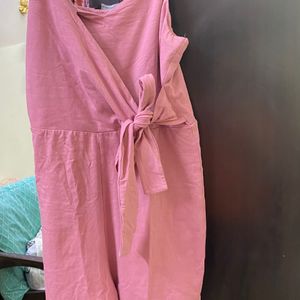 Short Pink Colour Jumsuit